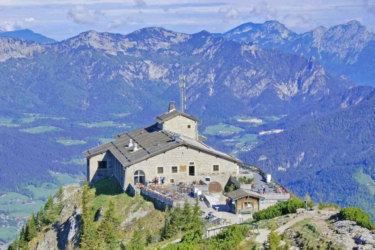 Historischer Aussichtspunkt in Berchtesgaden