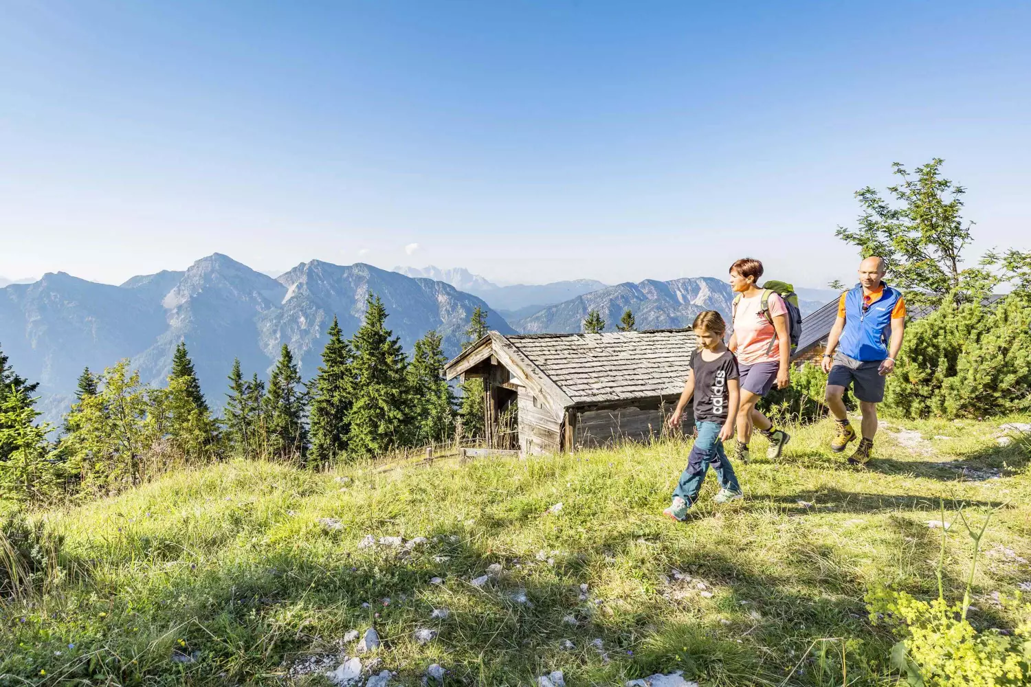 Wandern in den Alpen Chiemgau Oberbayern